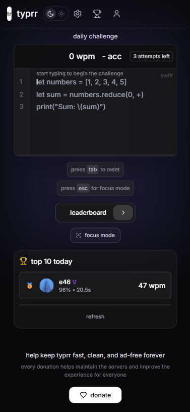 Typrr Mobile